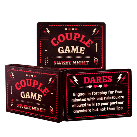 SUNHHX Couple Edition deck opened to reveal prompts for intimate conversations.