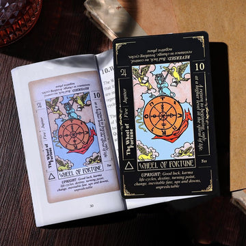 SUNHHX Tarot cards with meanings on each card for quick readings