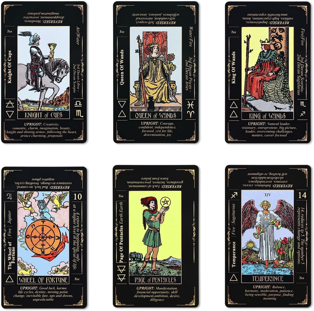 SUNHHX Cards show pictorial symbols for intuitive readings
