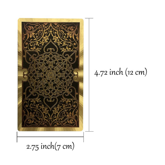 SUNHHX tarot deck waterproof and wrinkle-resistant for daily use.
