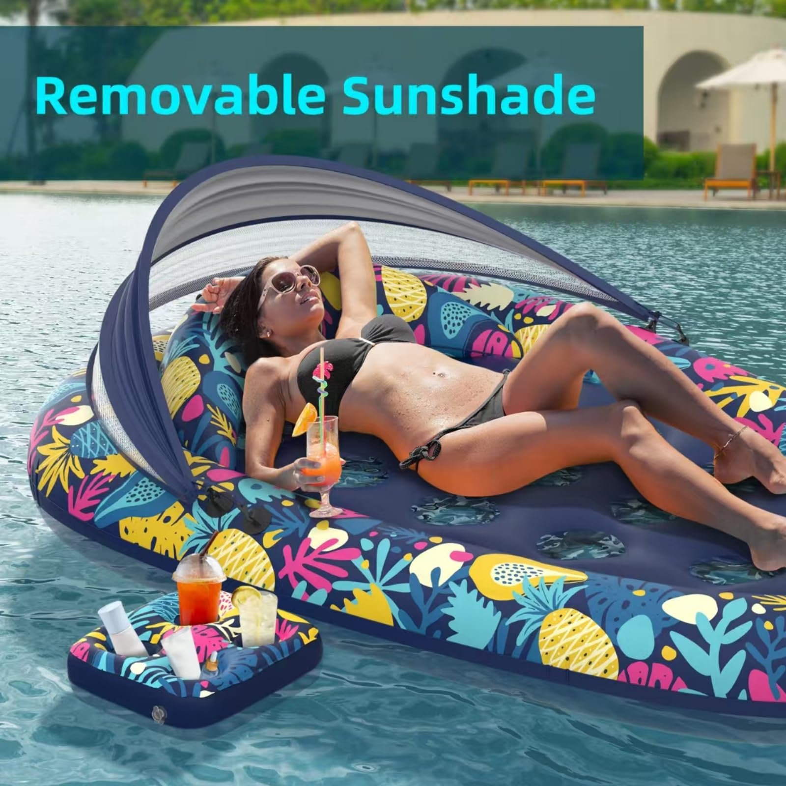 Sunikko X 3-in-1 pool float heavy-duty materials for durability