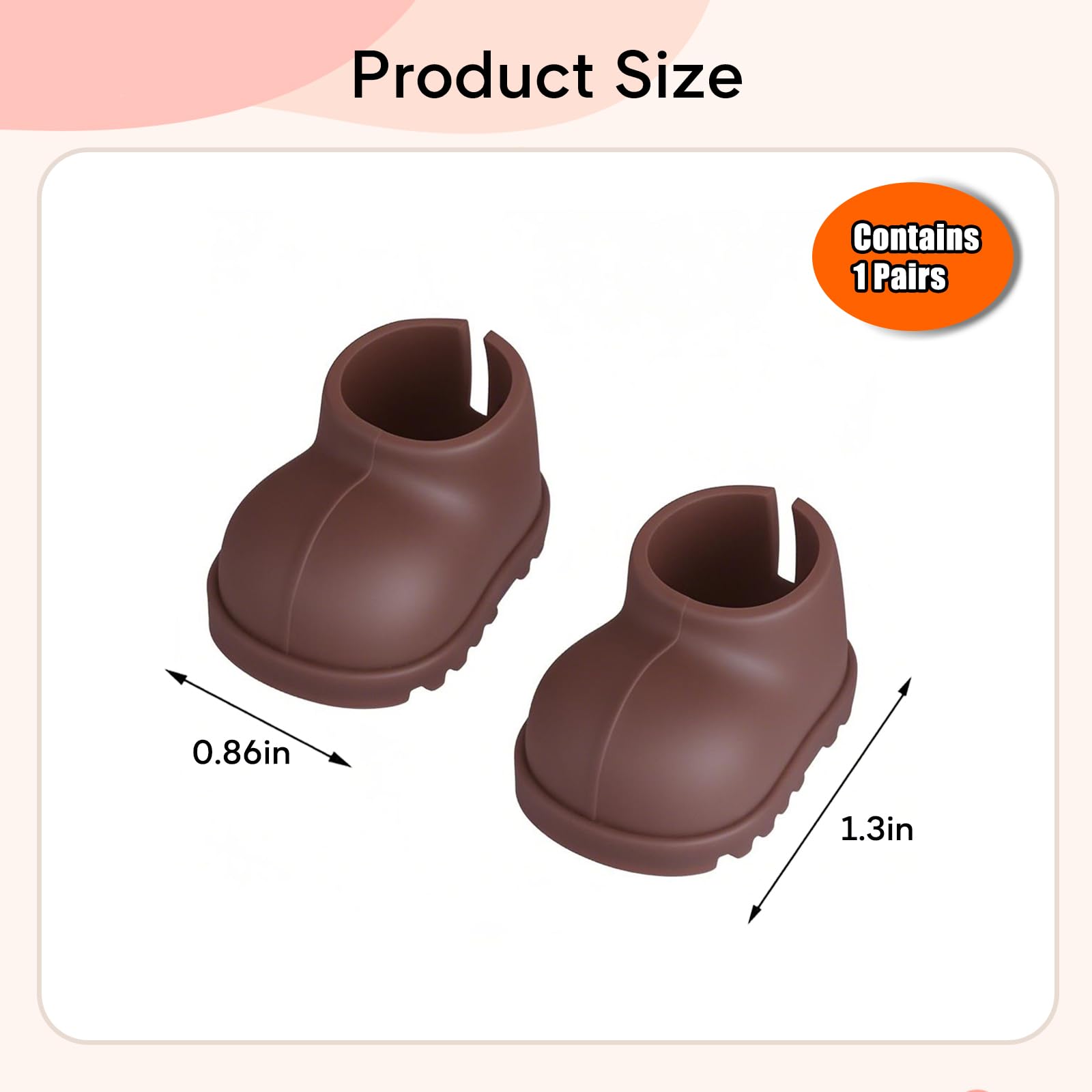 Doll wearing Sunla shoes demonstrates stable standing and clean feet.
