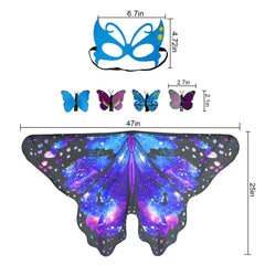 Sunlisky butterfly mask adds color and coordination with the wings