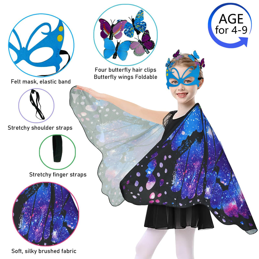 Sunlisky butterfly wings reach 120 cm for dramatic fluttering at parties