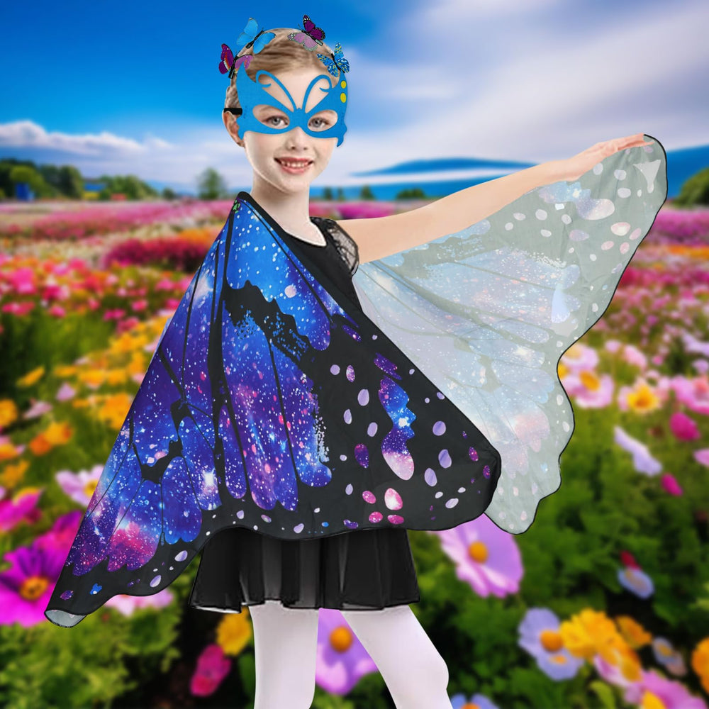 Sunlisky 3-piece set includes cape, mask, and clips for complete cosplay