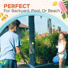 Sunlite Sports two rubber balls provide balanced bounce for engaging games.
