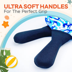 Sunlite Sports neoprene paddles resist wear and stay flexible in outdoor conditions.