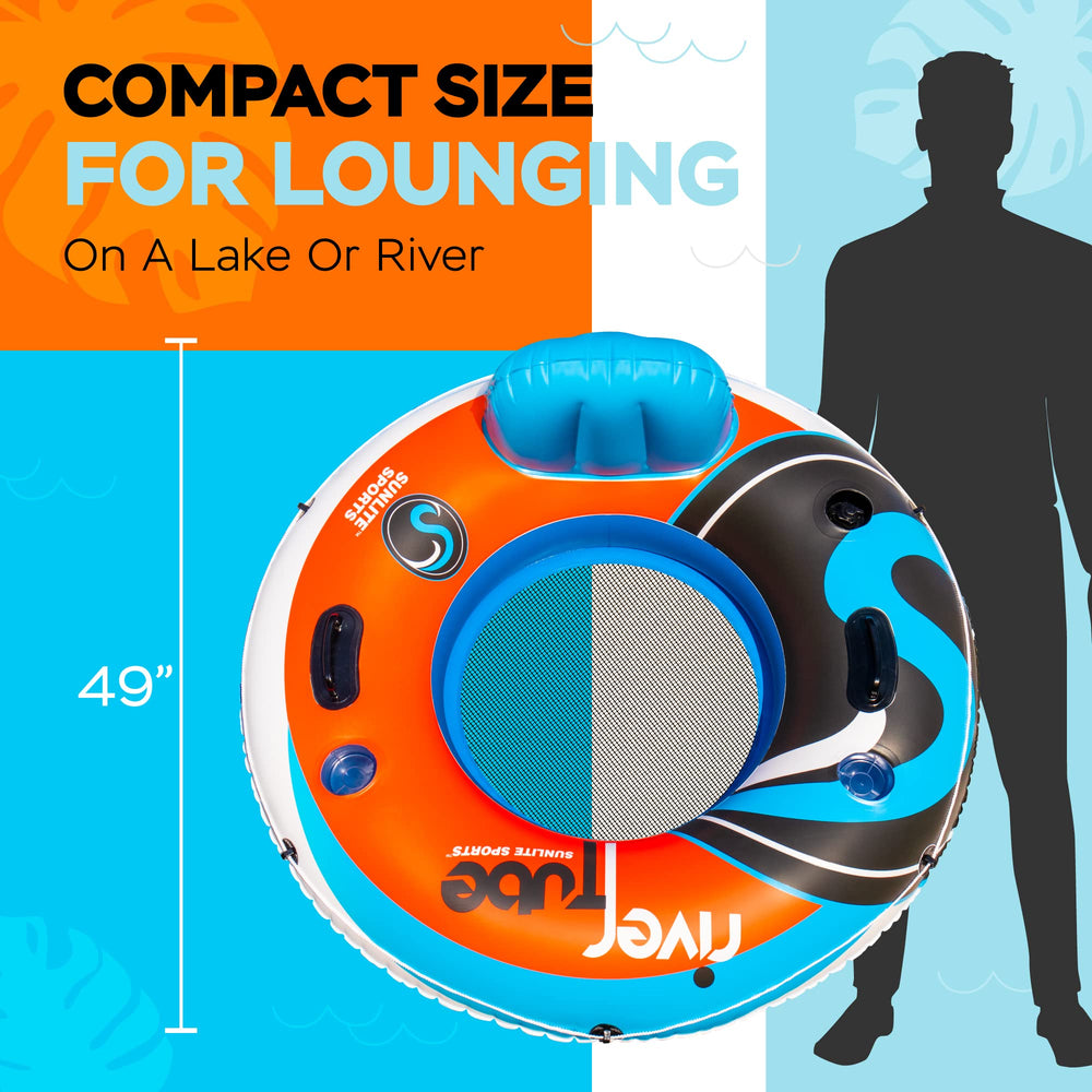 Sunlite Sports River Blazer mesh bottom promotes airflow and cooling while lounging.
