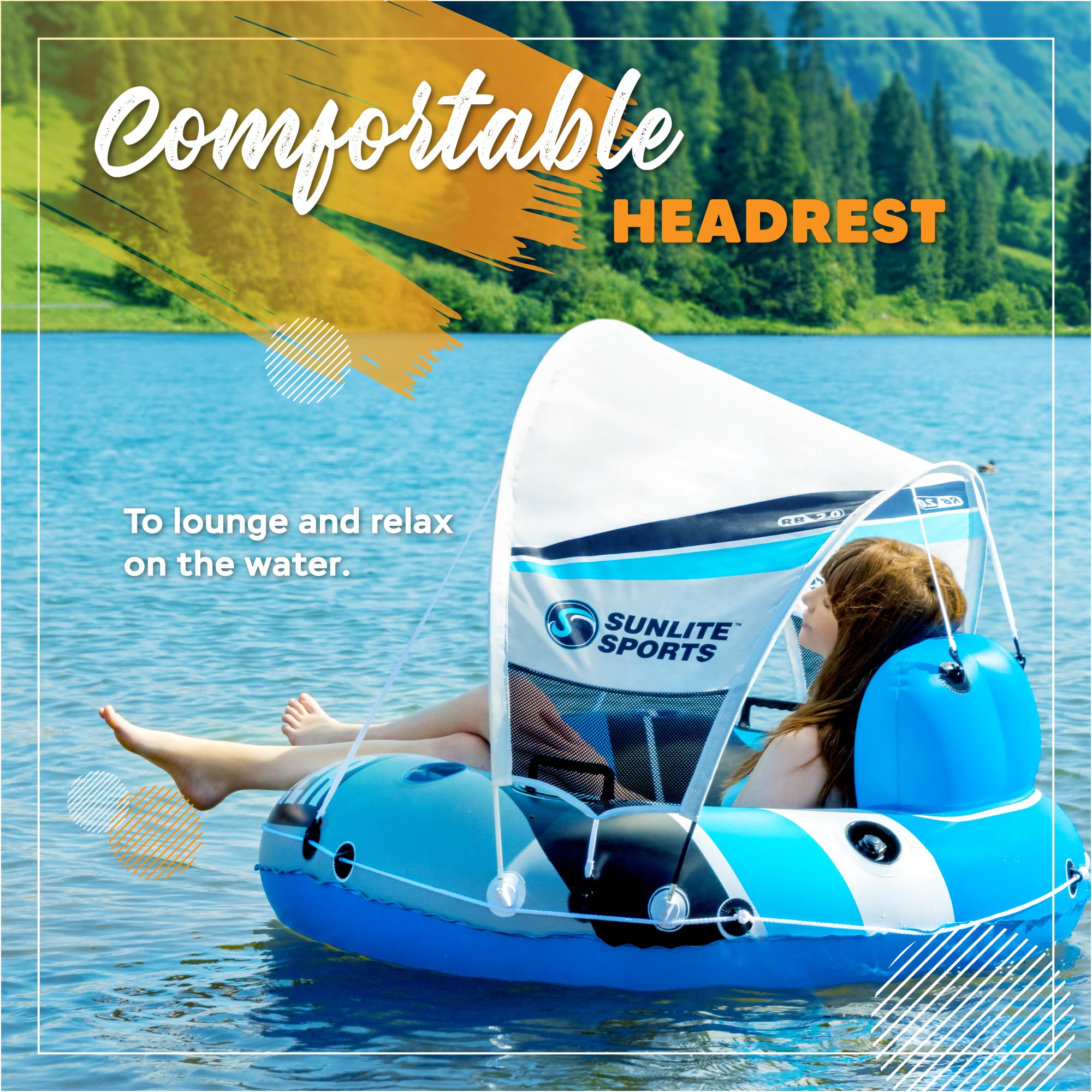 Sunlite Sports River Blazer puncture-resistant PVC for durable outdoor use.