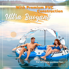 Sunlite Sports spacious two-adult river float for comfortable lounging