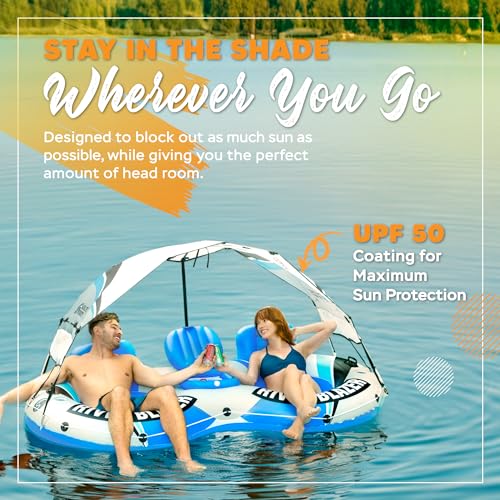 Sunlite Sports two-person river tube ready for shared water fun