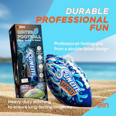 Sunlite Sports waterproof football travels uninflated for trips