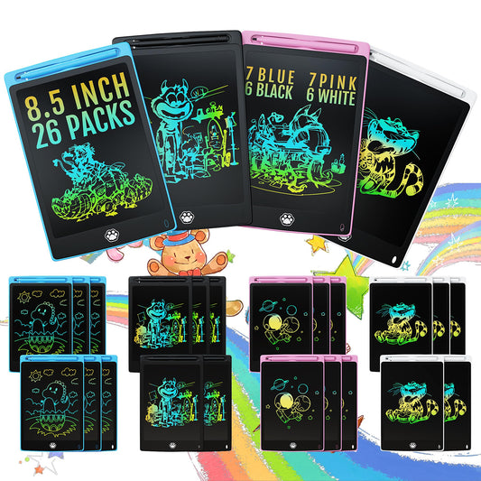 Sunlu 26-pack LCD Writing Tablet front view, portable drawing board for kids