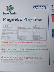 Sunny Auntie magnetic tiles XL carrying case supports organized play