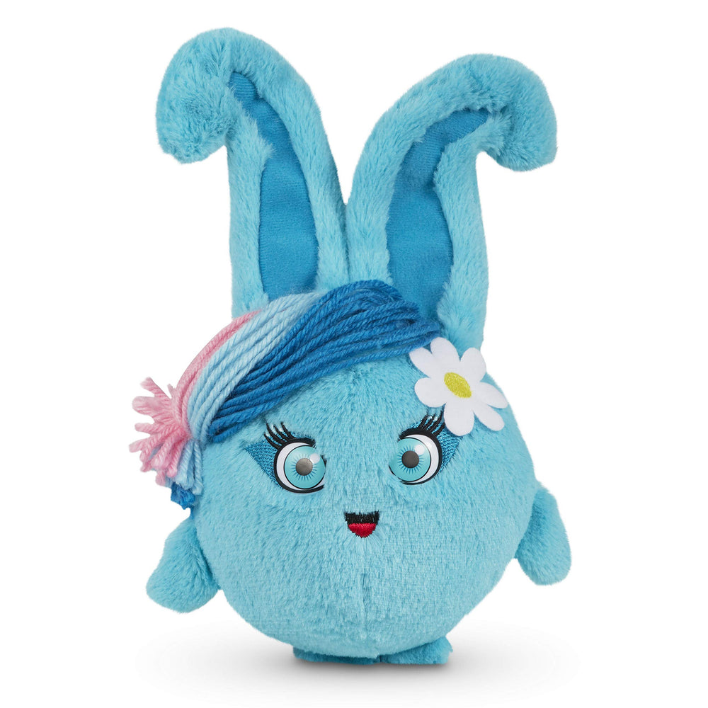 Sunny Bunnies Shiny belly-press plush with playful noises for giggles