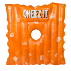 Sunny Days Cheez-It pool float towers over four and a half feet for lounging