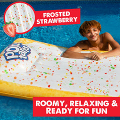 Sunny Days thick vinyl construction keeps the float buoyant during lively poolside play.