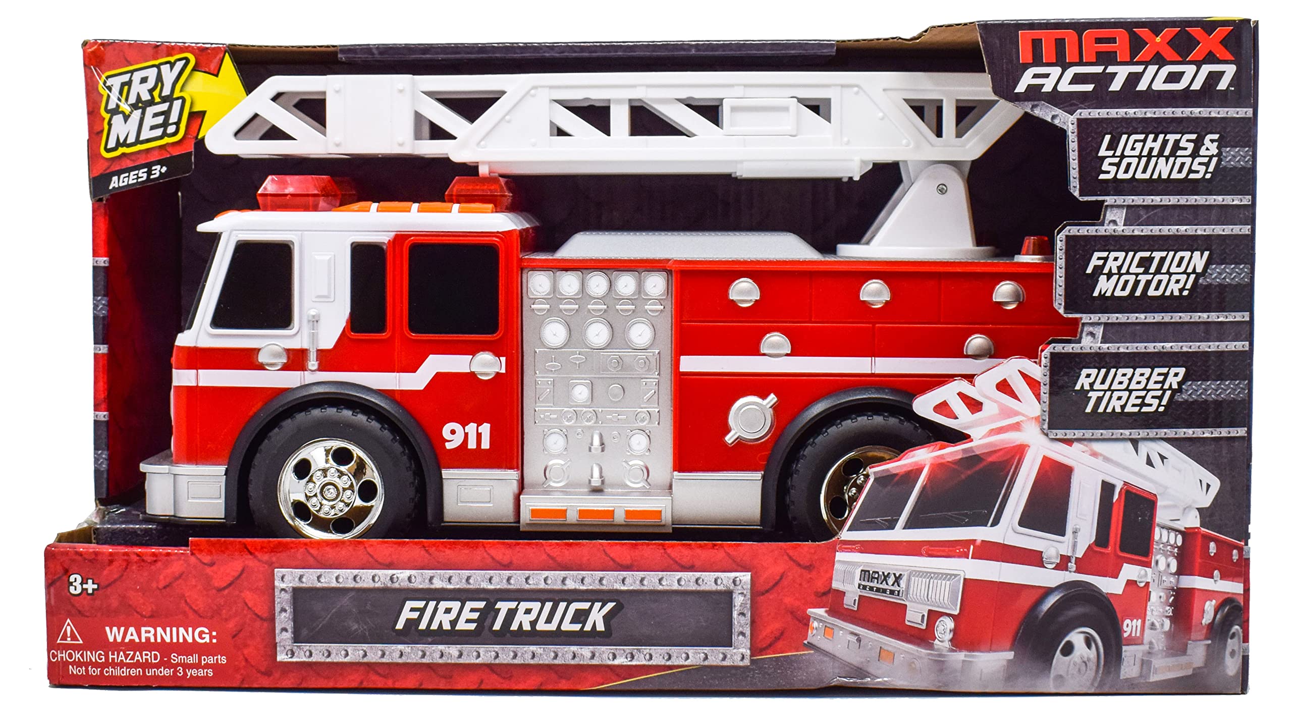 Sunny Days Entertainment Maxx Action fire-truck-motor: fast pretend rescues.