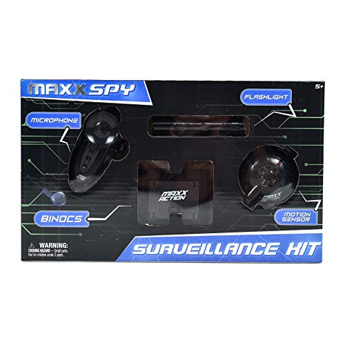 Sunny Days Maxx Spy Surveillance Kit kid playing inspires imaginative spy adventures.