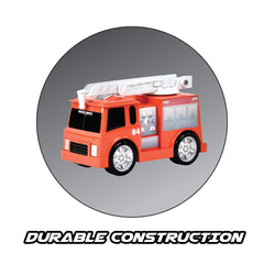 Sunny Days Entertainment micro mini city power truck with soft tires for a smooth ride.