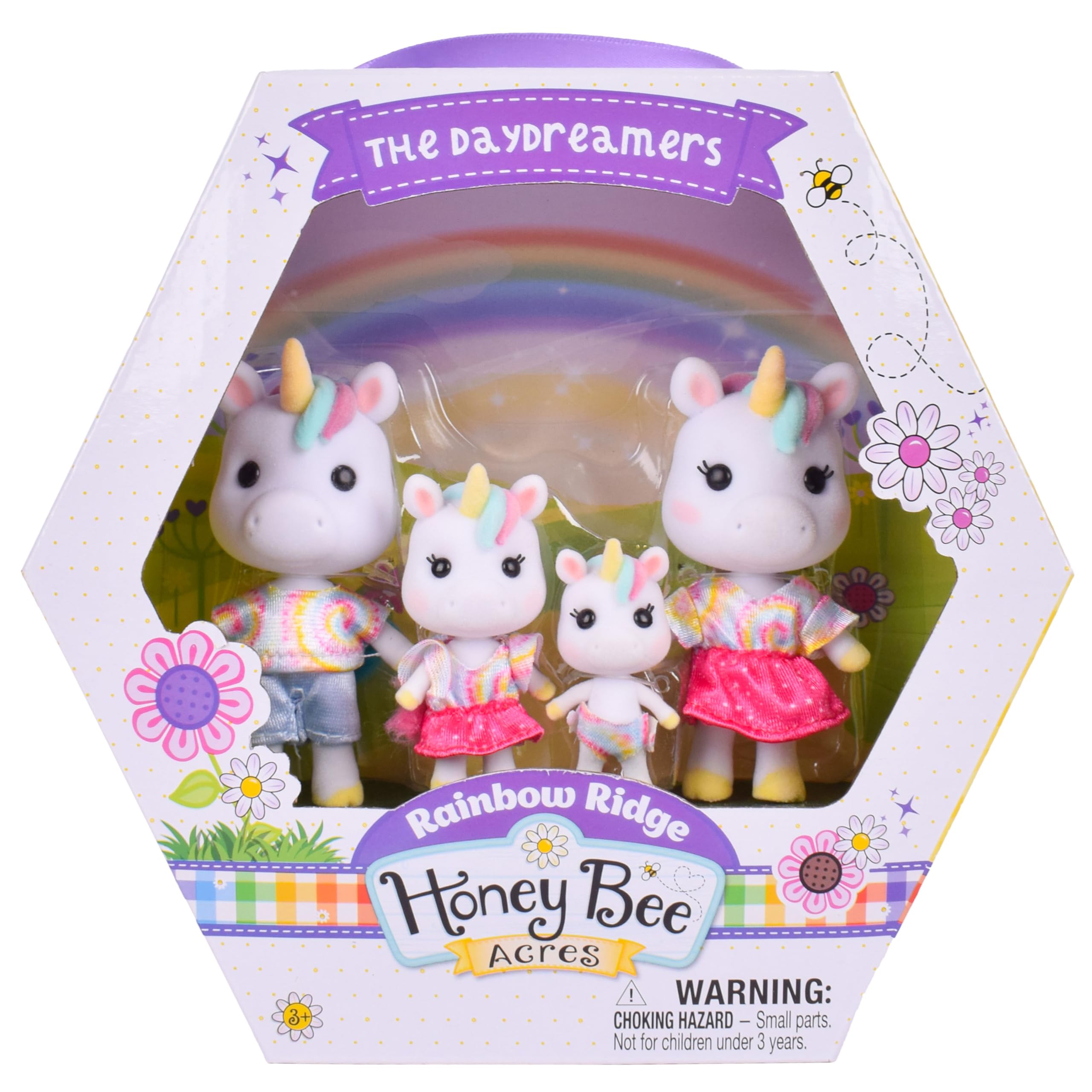 Sunny Days Entertainment Daydreamers unicorn figures compatible with Honey Bee Acres Rainbow Ridge playsets