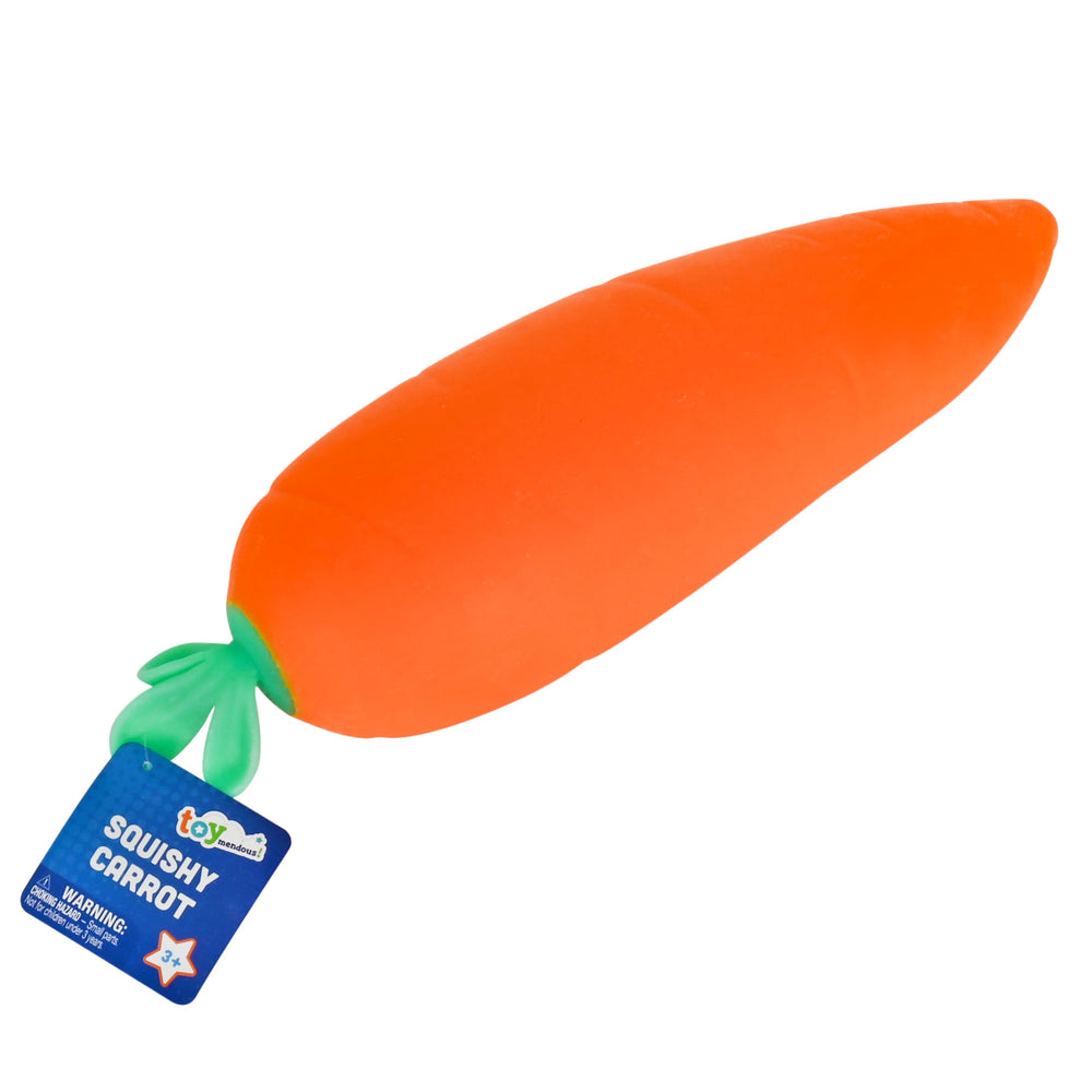 Sunny Days Toymendous Squishy Carrot gift idea for birthdays and holidays