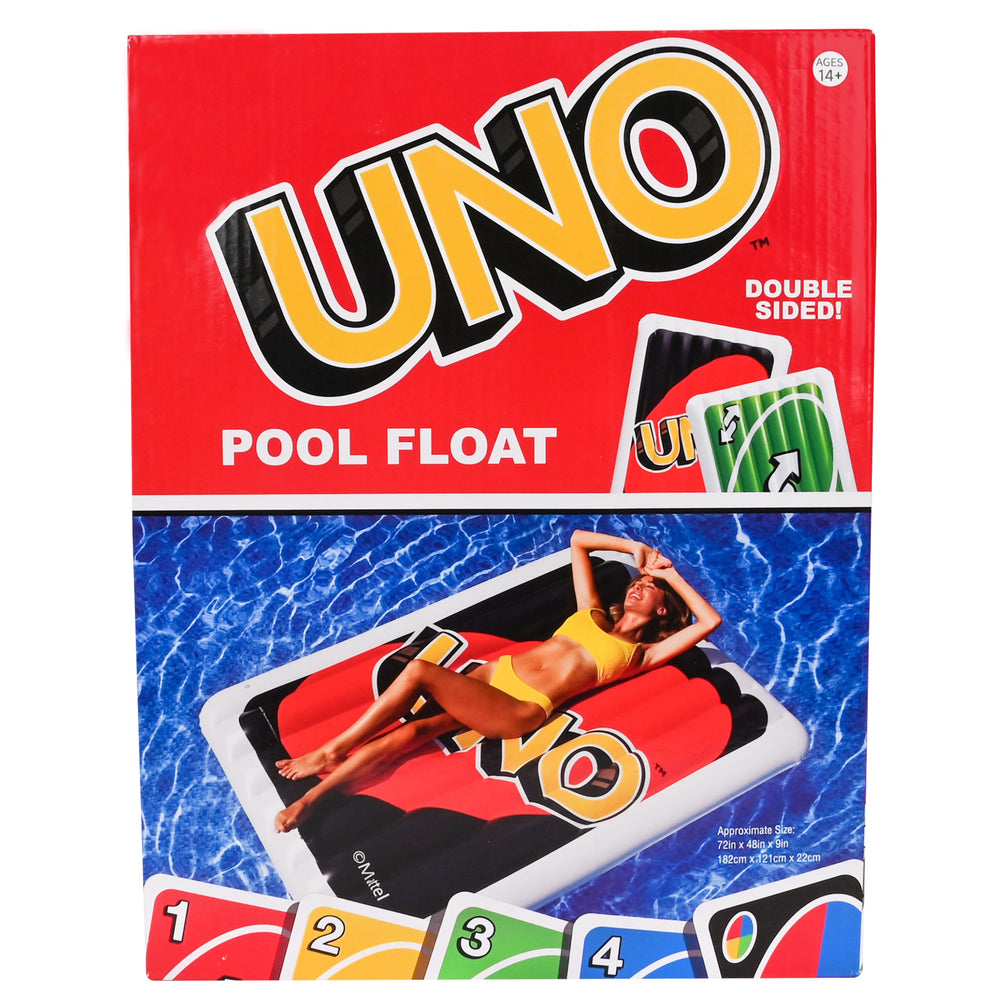 Sunny Days Uno Pool Float splash-ready design for pool parties and lakeside fun