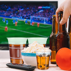 Sunnychicc football design cups enhance festive mood