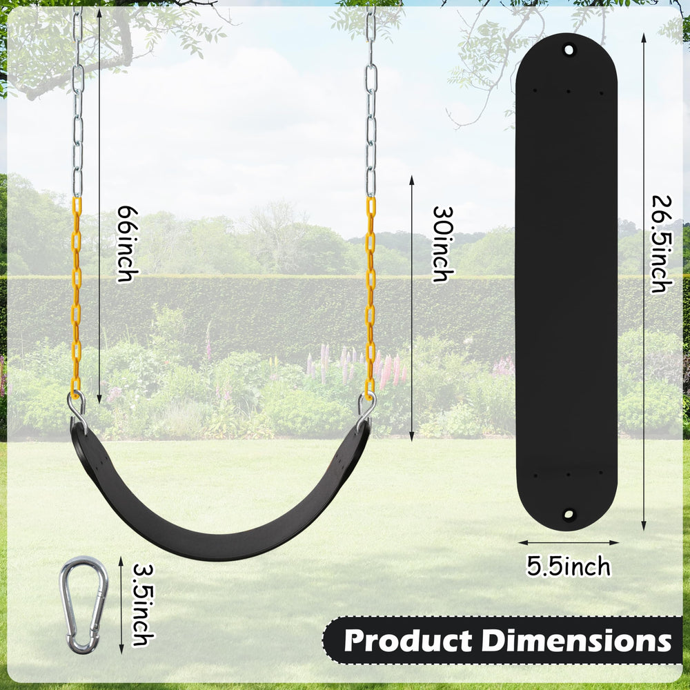 Sunnyglade 250lb load-rated swing supports growing children safely
