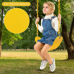 Sunnyglade 66-inch zinc-plated chains provide smooth, secure support for energetic play.