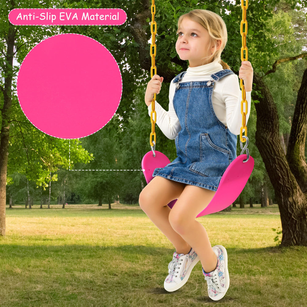 Sunnyglade heavy-duty 66in chains durable for backyard swings.