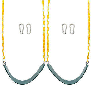 Sunnyglade heavy-duty swing seat pair for durable backyard use.