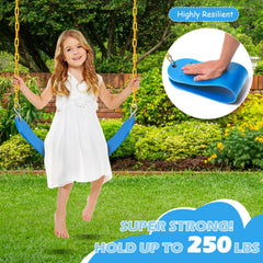 Sunnyglade swing seat non-slip design enhances kids safety.