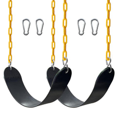 Sunnyglade swing seat two-pack for backyard play with comfortable EVA seats