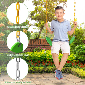 Sunnyglade thermoplastic-coated chains protect hands and reduce pinch points.
