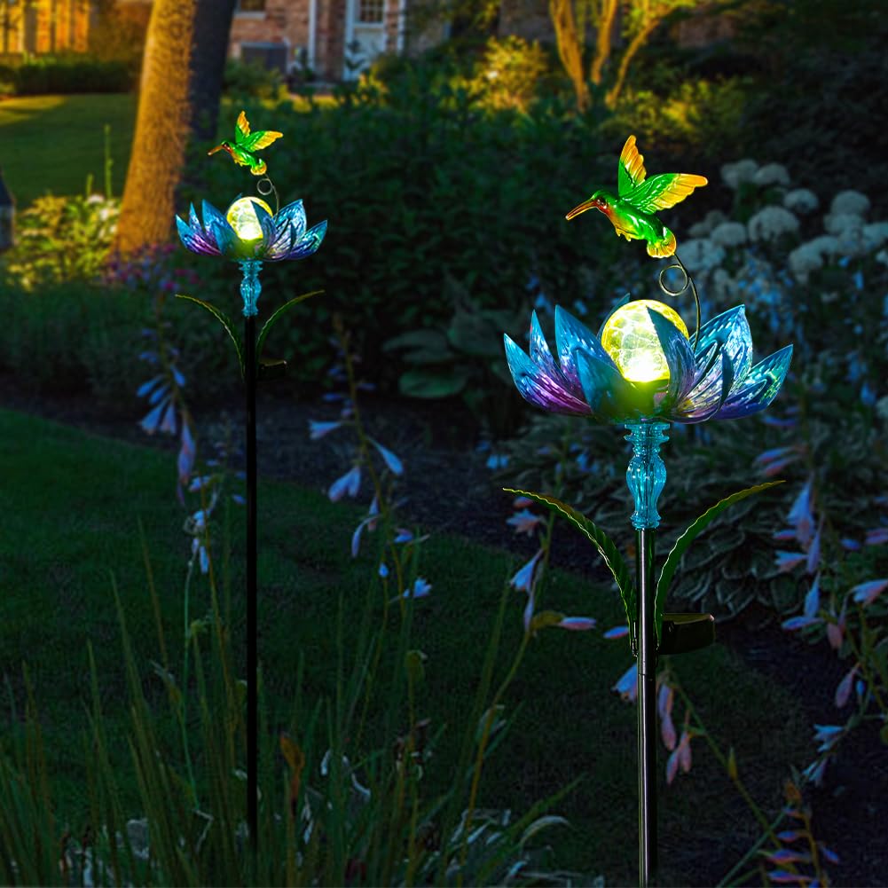 Sunnylight gift-ready outdoor decor blue wind spinner for nature lovers