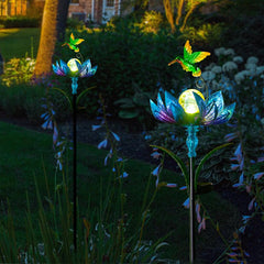 Sunnylight gift-ready outdoor decor blue wind spinner for nature lovers