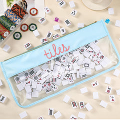 Sunnymove American Mahjong bag shows capacity for up to 166 tiles