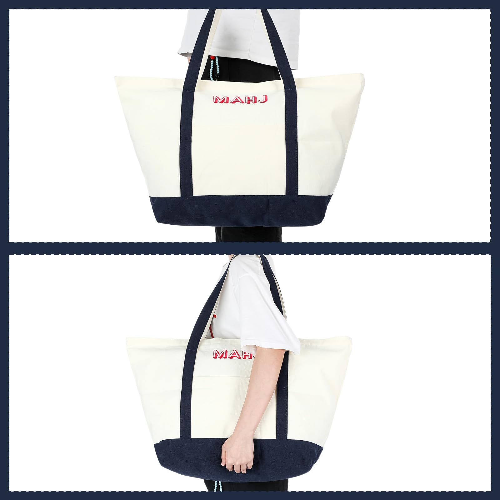 Sunnymove navy mahjong bag design adds style to game nights