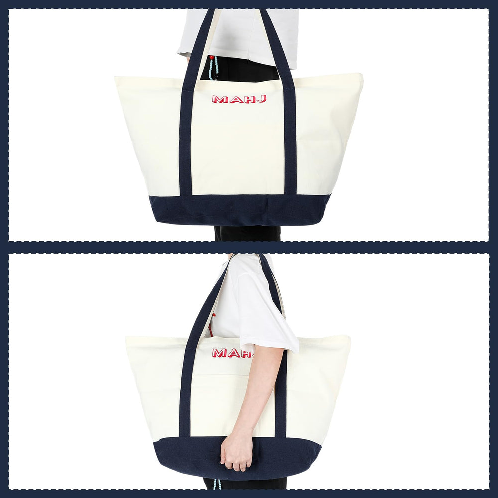Sunnymove navy mahjong bag design adds style to game nights