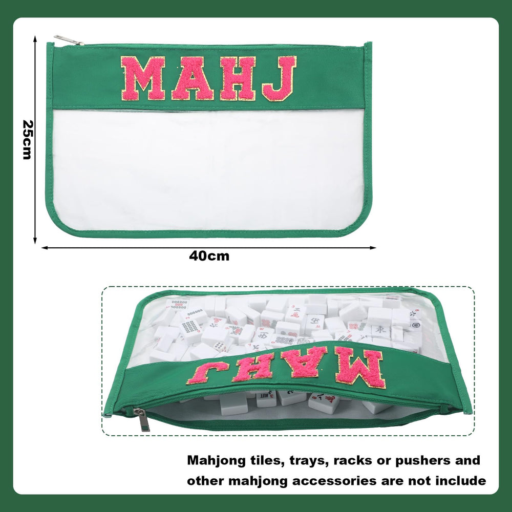 Sunnymove mahjong bag with shoulder strap for comfortable carrying.