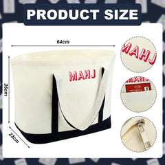 Sunnymove mahjong bag small accessories pocket for wind indicators and dice