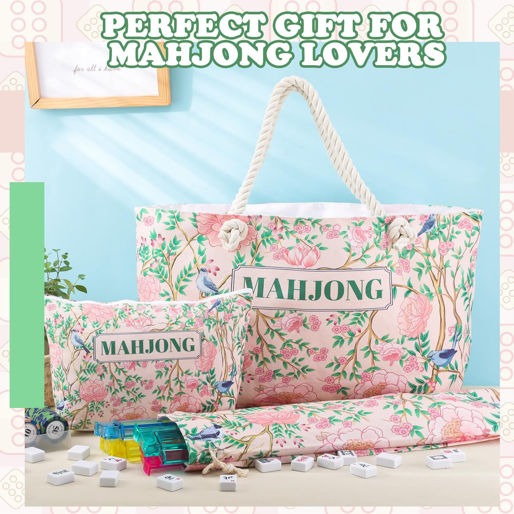 Sunnymove mahjong chinoiserie pattern adds style for gatherings.