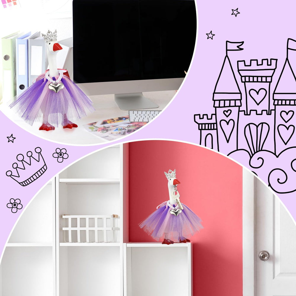 Sunnymove princess goose outfit enhances garden decor and photos