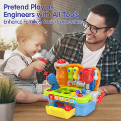 SunnyPal pretend engineer fosters social play and family interaction.