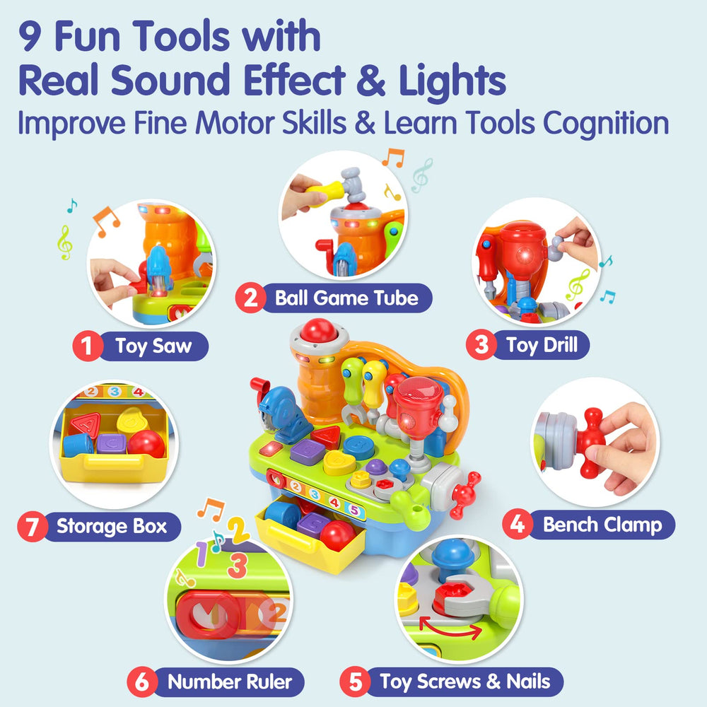 SunnyPal shape sorter with slots to boost color and shape recognition.
