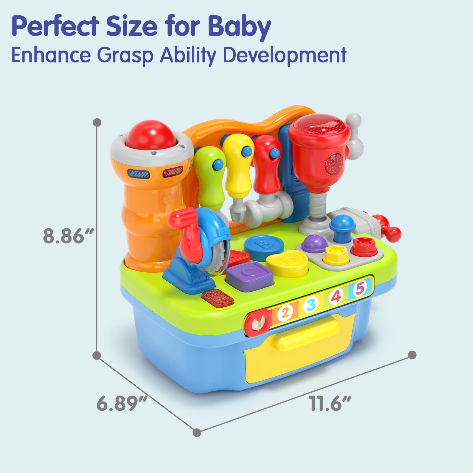 SunnyPal toddler-friendly design fits small hands for easy grasp and control.