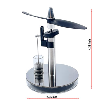 Sunnytech LT004 glass cylinder draws attention during heat-to-motion demonstrations.