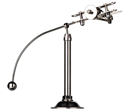 Sunnytech Steel Balance Plane top view highlights a sleek, modern desk centerpiece.