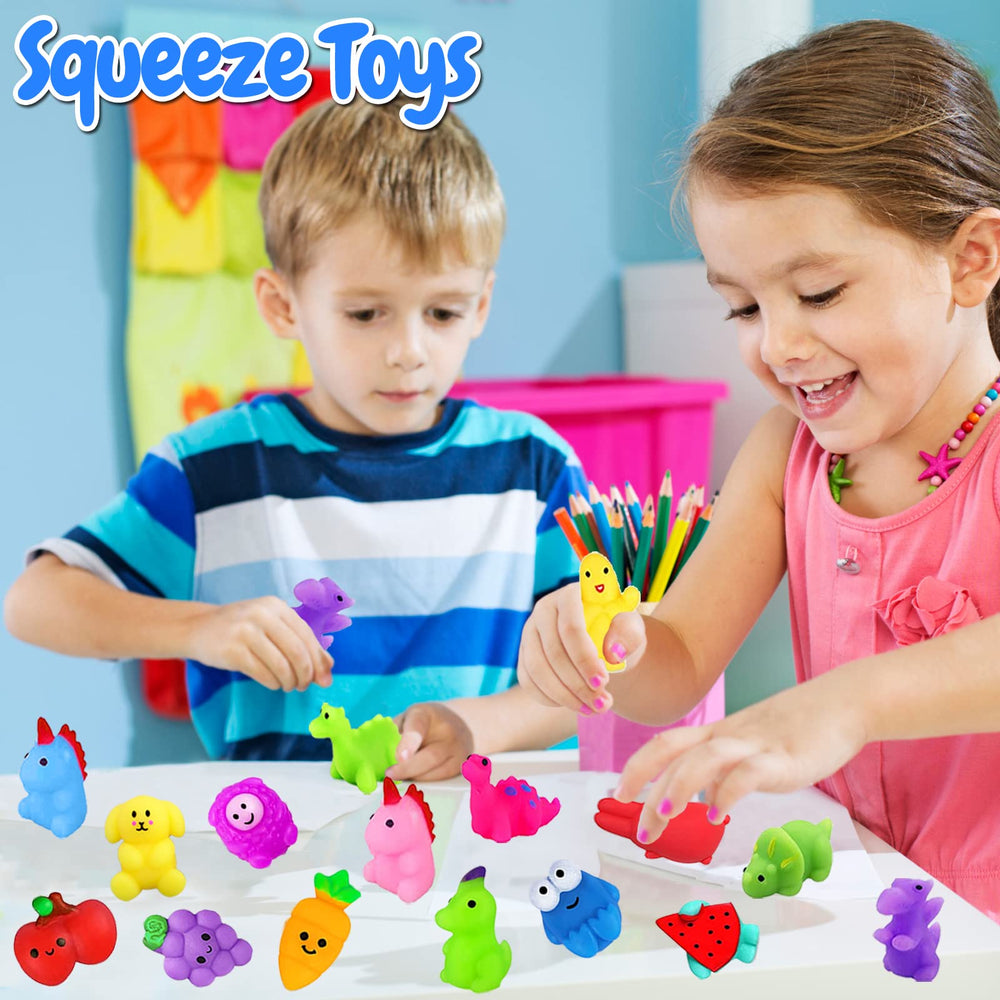 SUNPROUND 200Pcs squishies offer soft, squeezable textures for stress-free play.